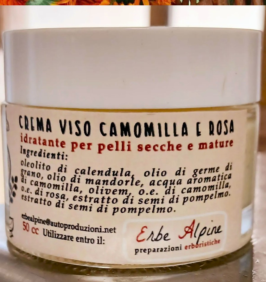 crena viso camomilla e rosa